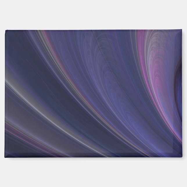 Purple Soft Sand Waves Magnet (Front)