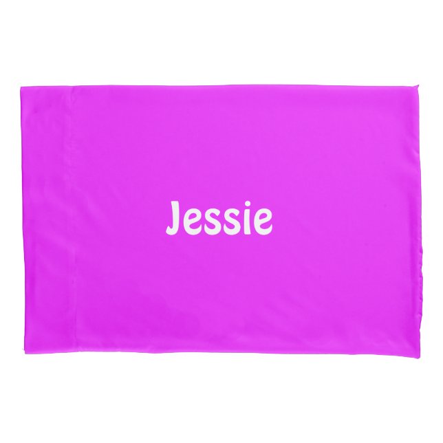 Purple solid plain pillowcase (Front)