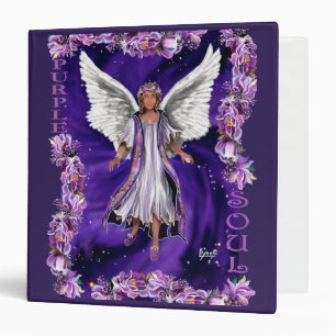 Purple Soul 3 Ring Binder