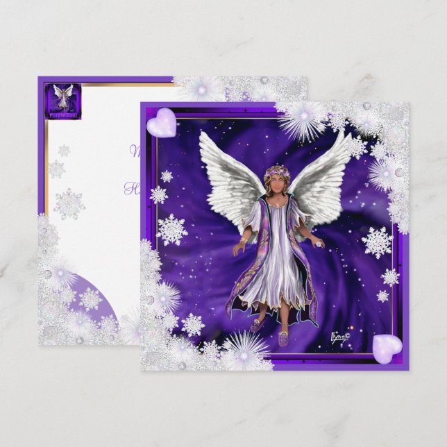 Purple Soul christmas card (Front/Back)