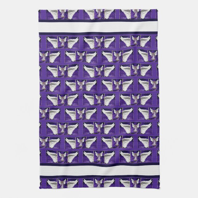 Purple Soul kitchen towel (Vertical)