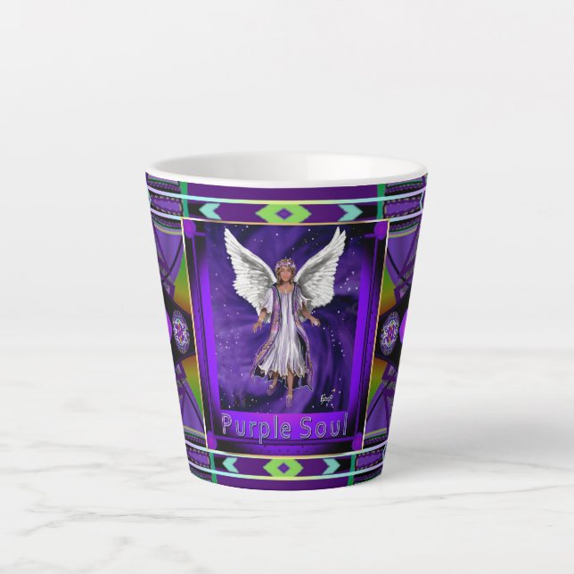 Purple Soul Latte Mug (Front)