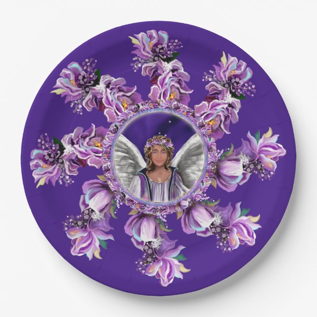 Purple Soul Paper Bowls Plate (Front)