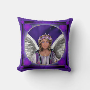 Purple Soul Throw Pillow