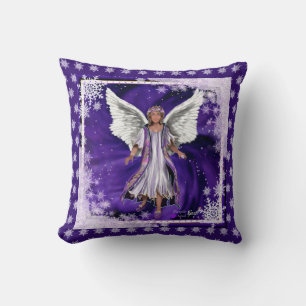 Purple Soul Throw Pillow