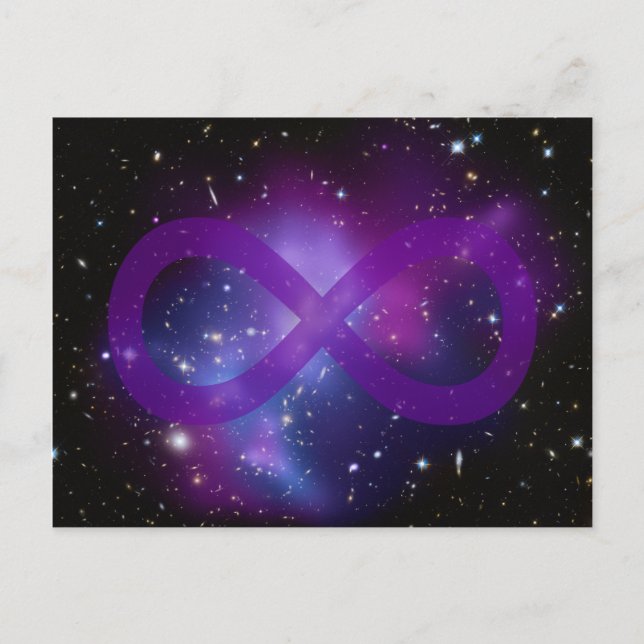 Purple Space Image Postcard (Front)