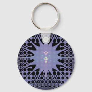 Purple Space Keychain