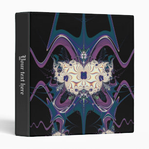 Purple Space Vinyl Binder