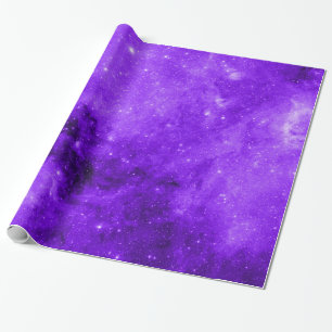 Purple Space Wrapping Paper
