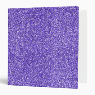 Purple Sparkle Glitter Binder