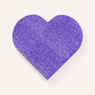 Purple Sparkle Glitter Notebook