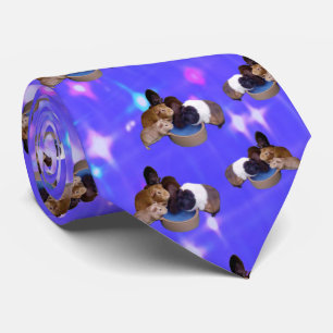 Purple Sparkle Guinea Pigs, Neck Tie