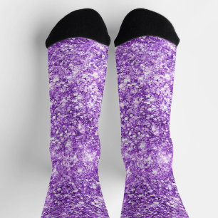Purple Sparkle Socks