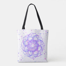 Purple Speckled Mandala