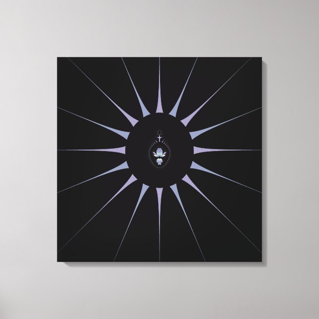 Purple Spider Canvas Print (Front)