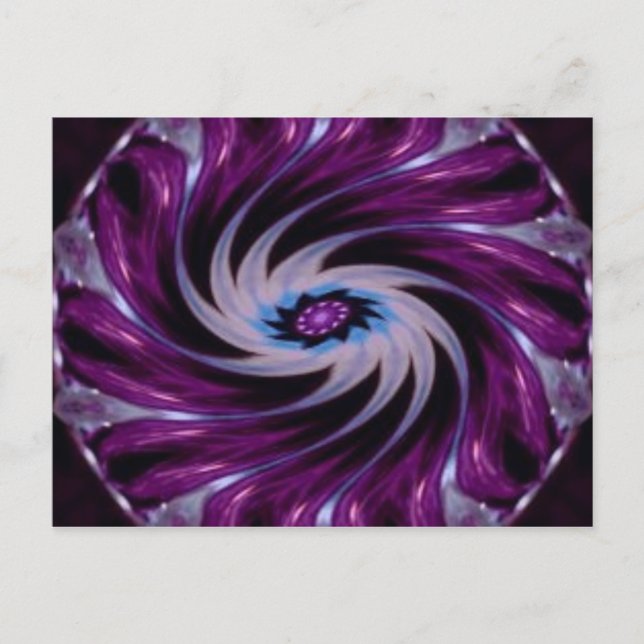 Purple Spin Postcard (Front)