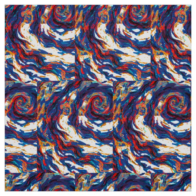 Purple Spiral Galaxy Fabric (Swatch)