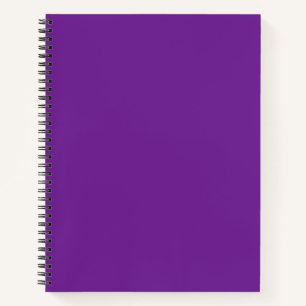 Purple Spiral Notebook