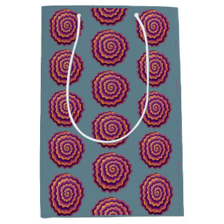 Purple Spirals Medium Gift Bag