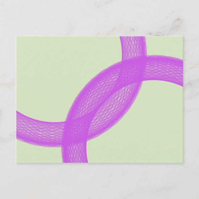 purple spiritual fulfilment postcard (Front)