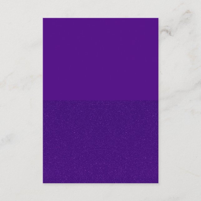 Purple Split Enclosure Card – Solid, Noise (Front)
