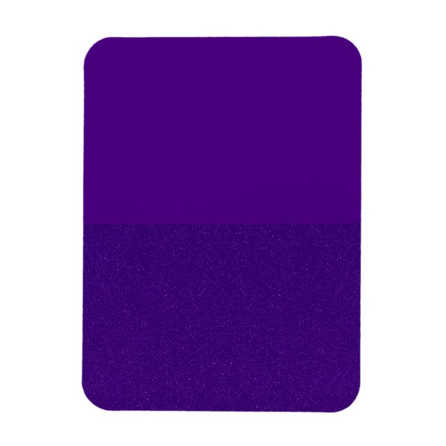 Purple Split Matte & Glitter Magnet – Customizable (Vertical)