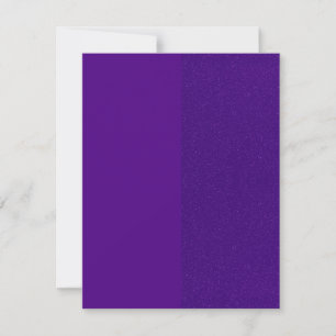 Purple Split-Tone Custom Invite Card