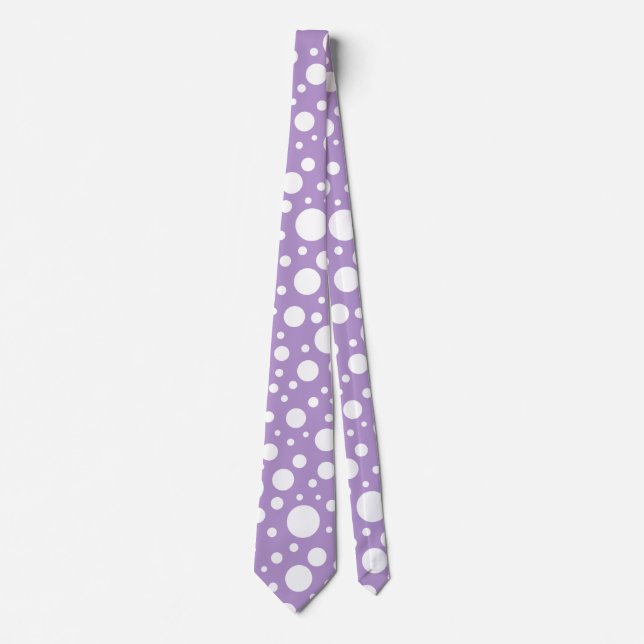 Purple Spots Tie (Front)