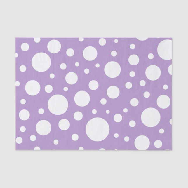 Purple Spots Tissue Paper (Front)