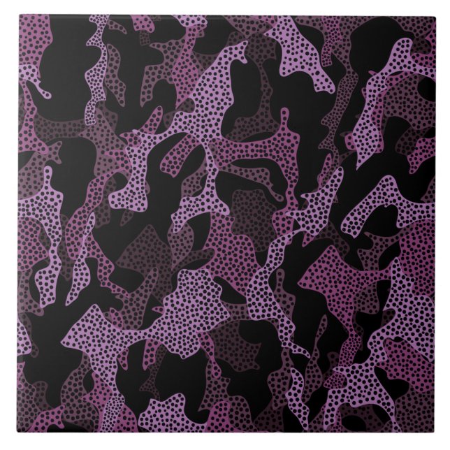 Purple Spotted Tile (Front)