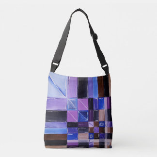 Purple Squared Crossbody Bag