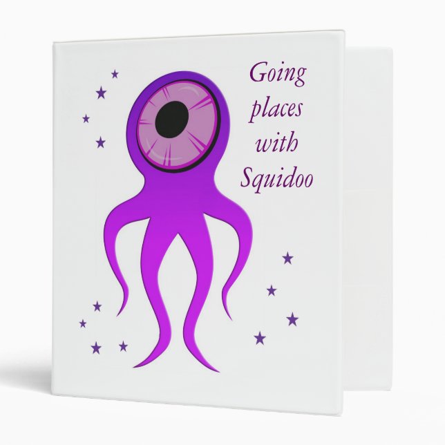 Purple Squid Avery binder (Front/Inside)