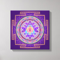 Purple Sri Yantra