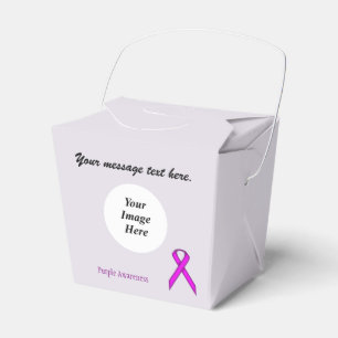 Purple Standard Ribbon Template by Kenneth Yoncich Favor Box