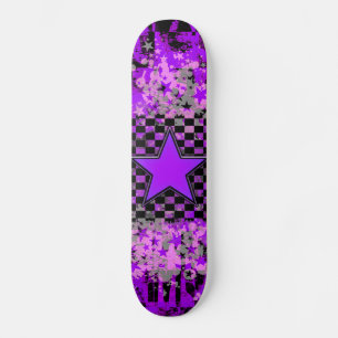 Purple Star Custom Skateboard