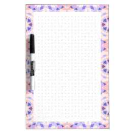 Purple Star Dot Grid College Girl School Planner Dry Erase Board