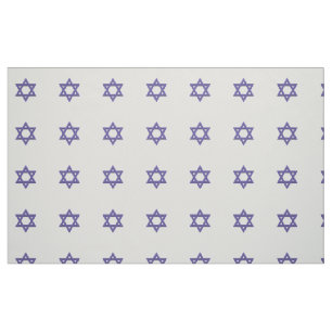 Purple Star of David Seamless Fabric