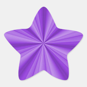 Purple Star Optical Illusion Sticker