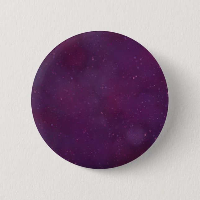 Purple star sky 2 inch round button (Front)