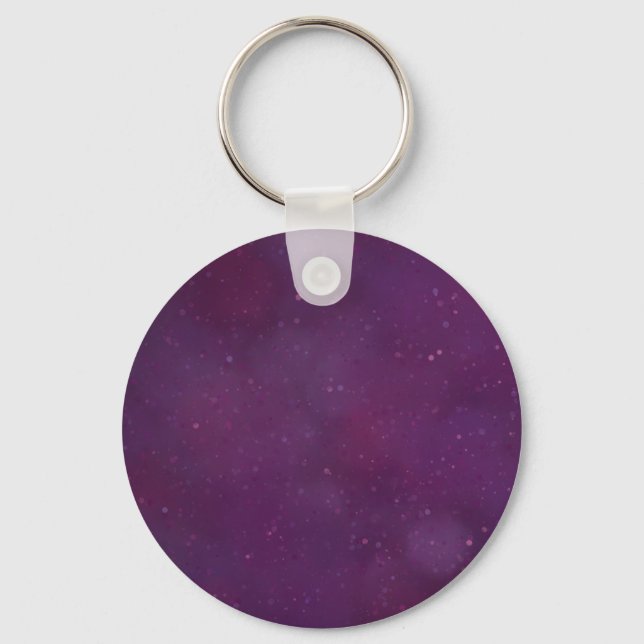 Purple star sky keychain (Front)