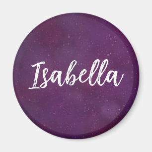 Purple star sky magnet