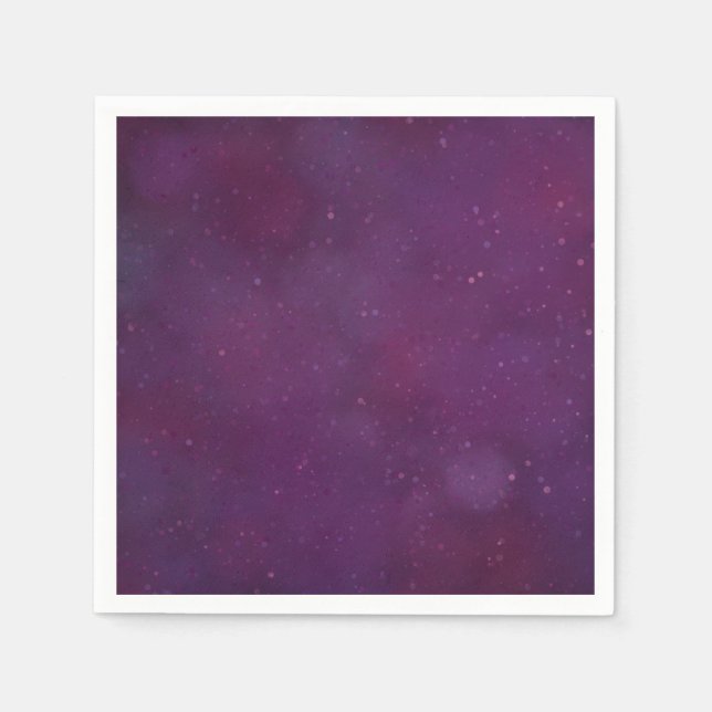 Purple star sky napkin (Front)