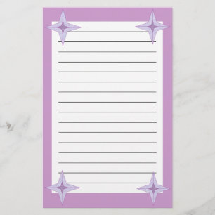 Purple Star Stationery