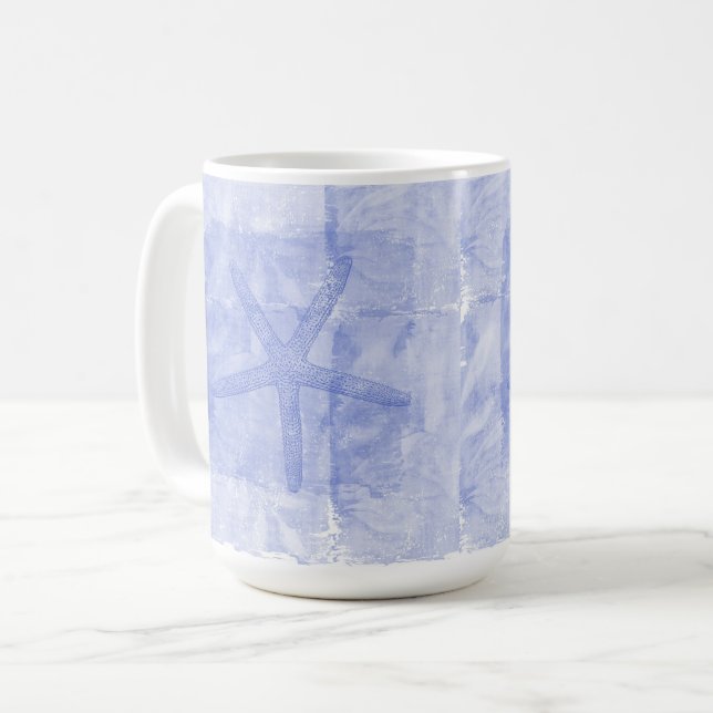 Purple Starfish Coffee Mug (Front Left)