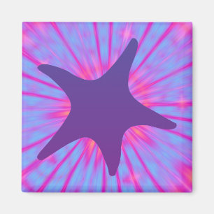 Purple Starfish Magnet