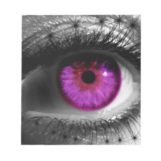 Purple Starry Eye Notepad
