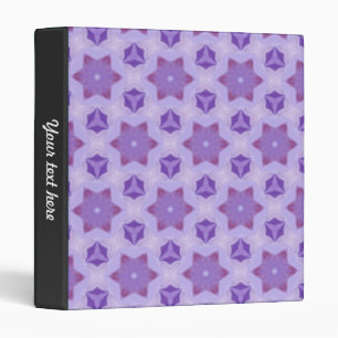 Purple Stars Binder