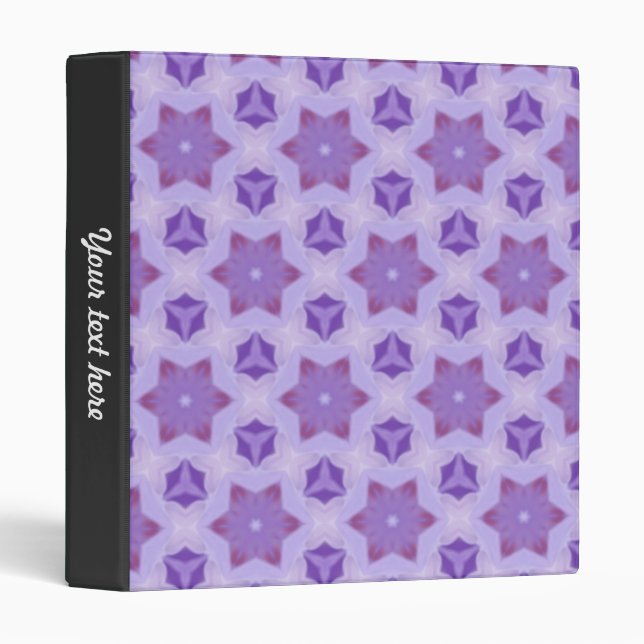 Purple Stars Binder (Front/Spine)