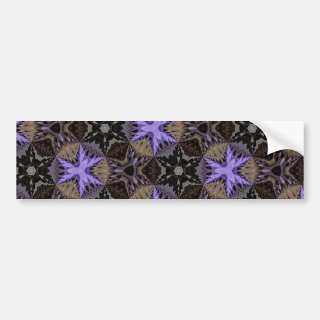 Purple Stars Bumper Sticker (Front)