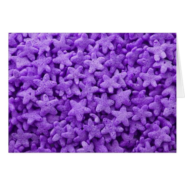 Purple Stars Céréales Petit déjeuner Motif aliment (Devant horizontal)